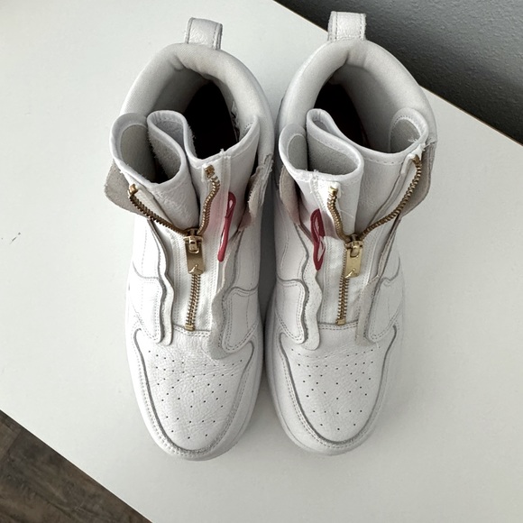 2018 Wmns Air Jordan 1 Retro High Zip 'White' - Picture 4 of 5